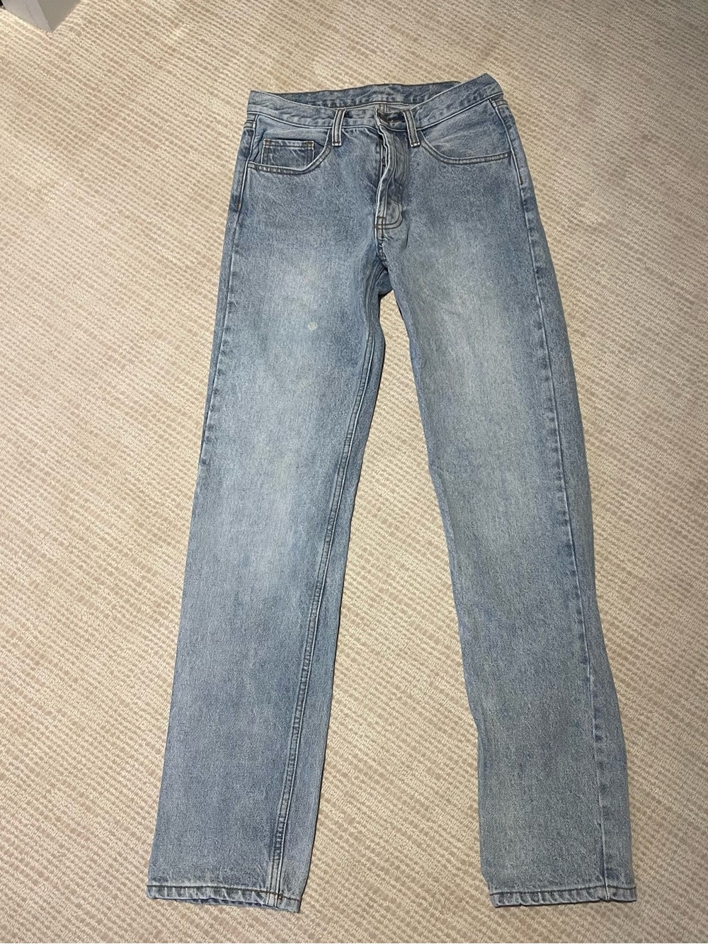 Brandy Melville Light Blue Straight Leg Jeans